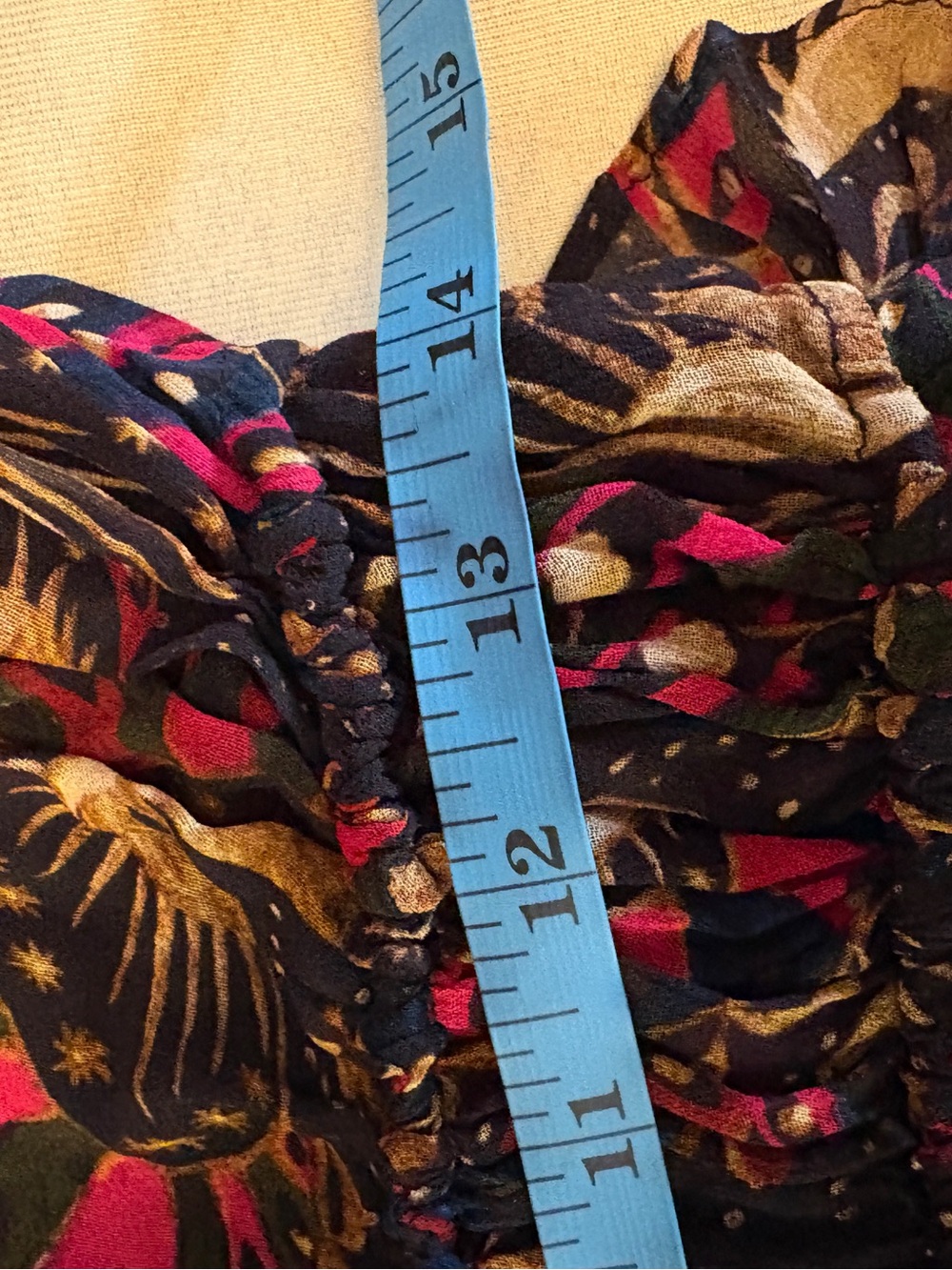 Farm Rio Butterfly Sky Tiered Maxi Dress. Medium NWT - Picture 14 of 15